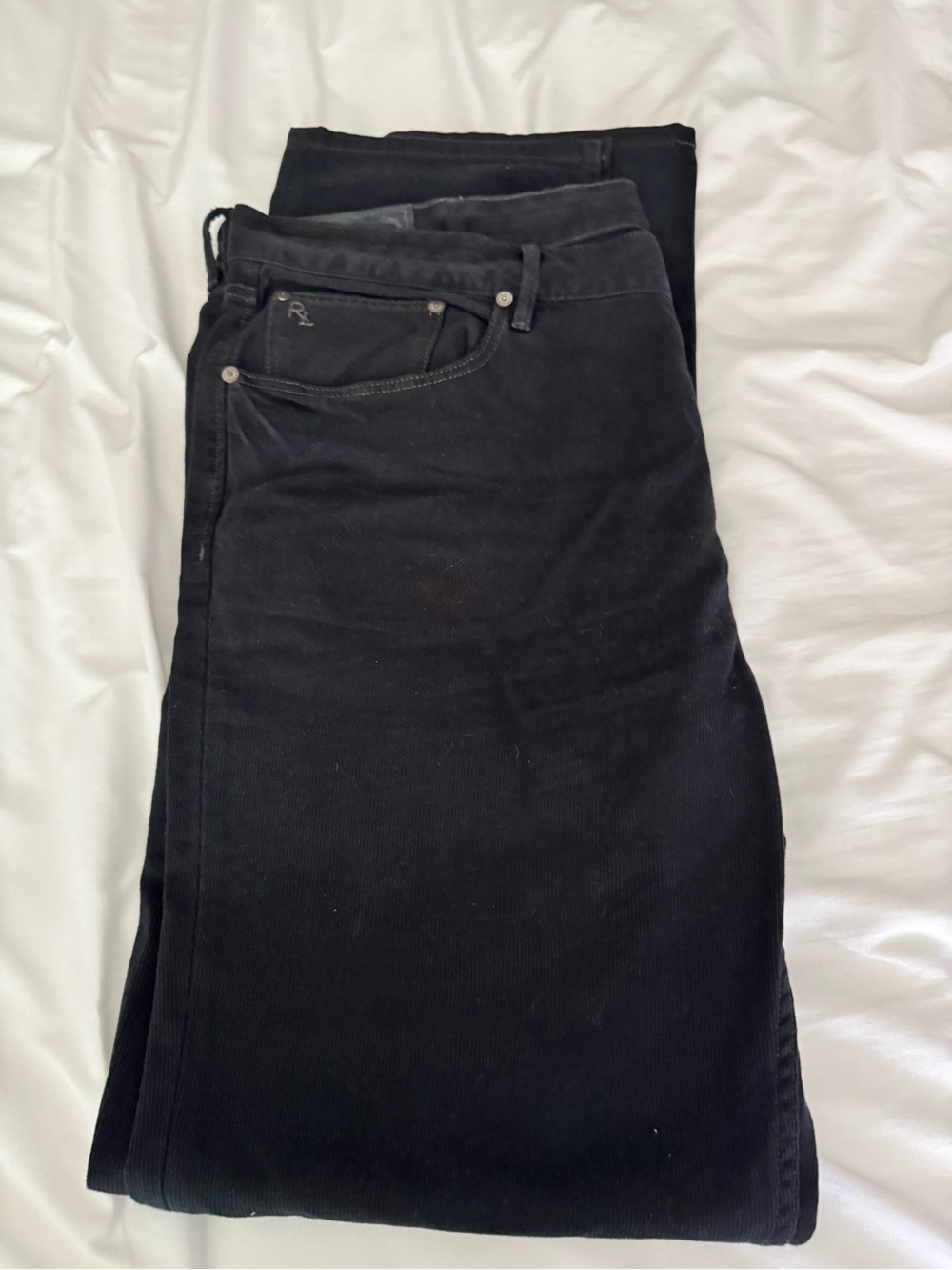 Ralph Lauren Black corduroys. Slim 38/32